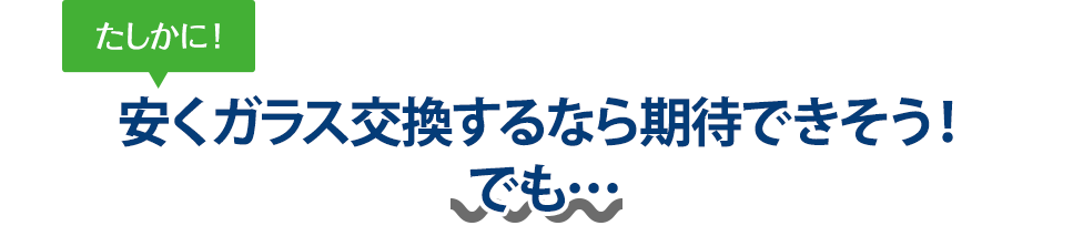 たしかに！ 安くガラス交換するならbuvLABO和歌山自動車ガラス店さんは期待できそう！でも…